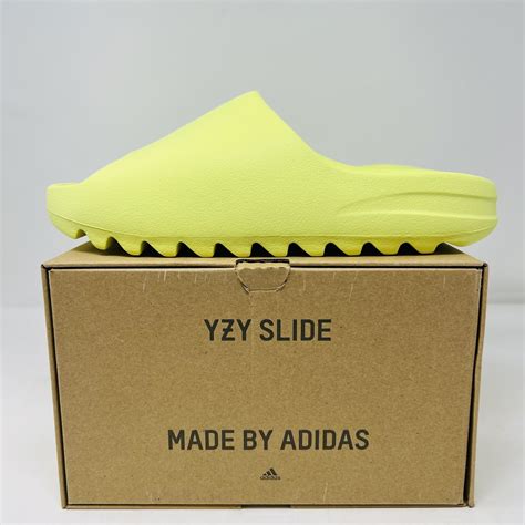 yeezy slide glow green 2022.